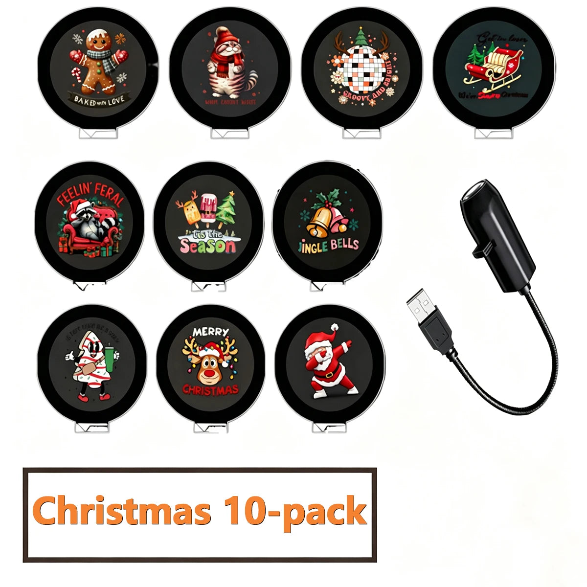GrimGlow Christmas car window Projector