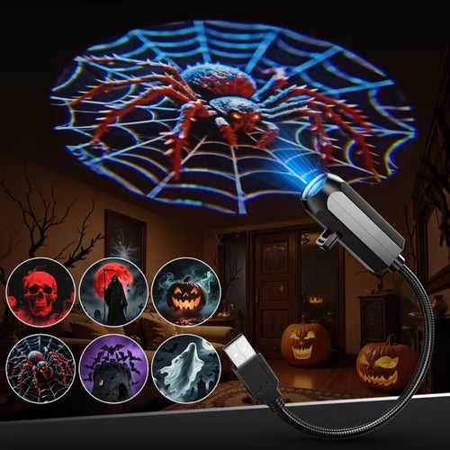 GrimGlow Halloween Projector
