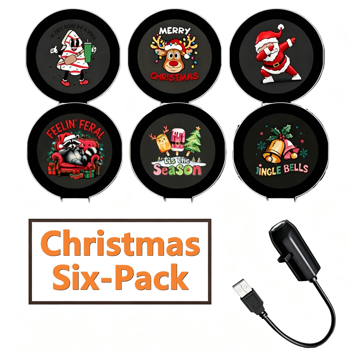 GrimGlow Christmas car window Projector