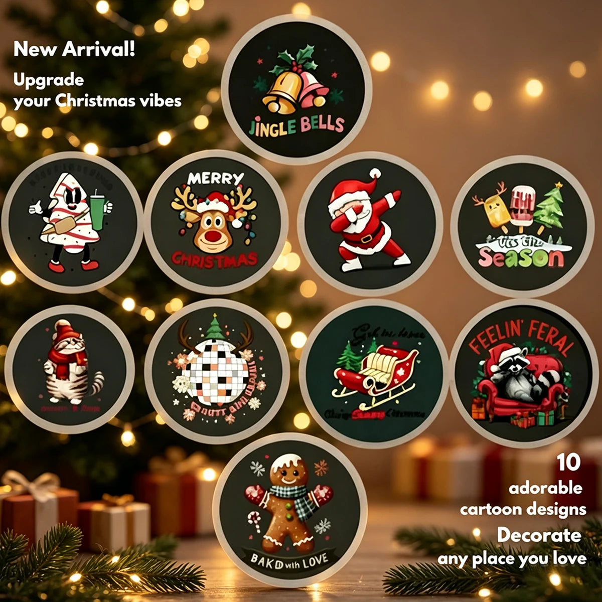GrimGlow Christmas car window Projector